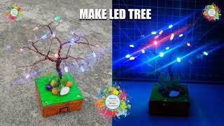 How to make a LED tree at home/New Christmas Tree ideas/New Decoration ideas