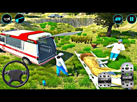 🦁Animal Ambulance🚑💥 Driving Ambulance 🌆 || Gameplay 01 || Crazy Gameplay
