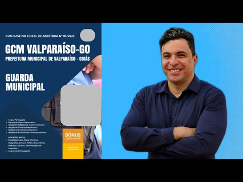 Apostila Concurso Prefeitura de Valparaíso de Goiás-GO 2026 - Guarda Municipal