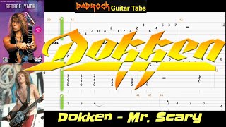 Mr. Scary - Dokken - Guitar + Bass TABS Lesson