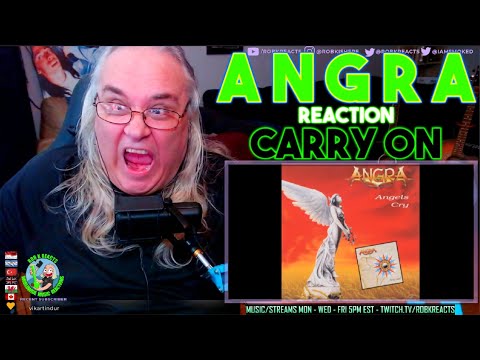 Angra Reaction - Carry On - First Time Hearing - Requested