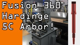 Fusion 360 Hardinge 5C Arbor CAD Tutorial! FF44