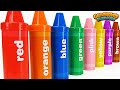 Learn Spanish and English with Crayon Toy Surprises for Kids and Toddlers!