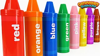 Learn Spanish and English with Crayon Toy Surprises for Kids and Toddlers!