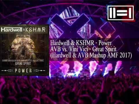1/2 Hardwell & KSHMR - Power vs. AVB vs. Vini Vici - Great Spirit (Hardwell B2B AVB Mashup AMF 2017)