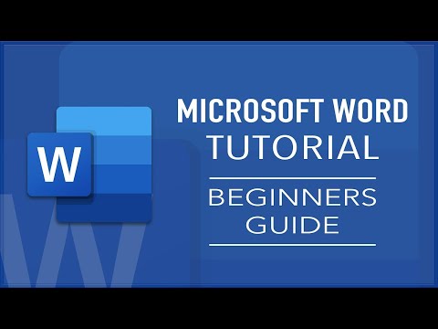 MS WORD Tutorials for Beginners - 1 - How to insert shapes.
