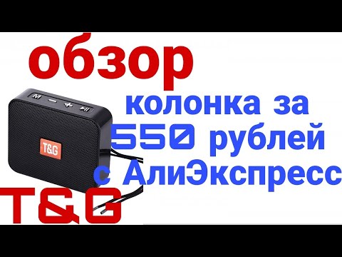 колонка за 550 рублей ? обзор на колонку T&G 166 с АлиЭкспресс от Intel G