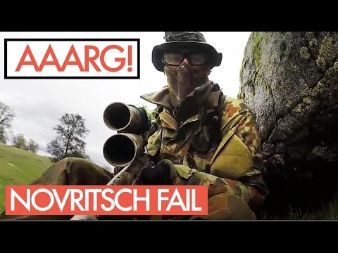 FAIL - Airsoft Sniper falls on his face
