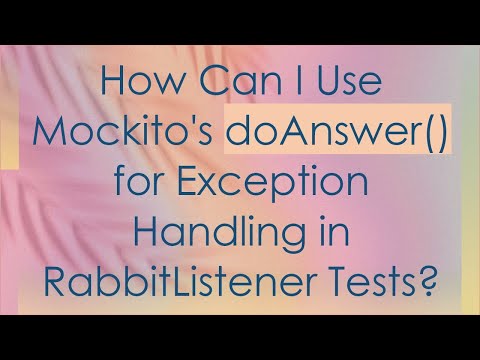 Mockito Doanswer