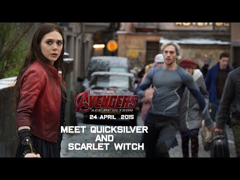 Meet Quicksilver & the Scarlet Witch | Avengers Age Of Ultron - In Cinemas April 24