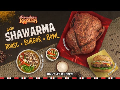 DEVE TENTAR: As novas seleções de Shawarma de Kenny Rogers Roasters!