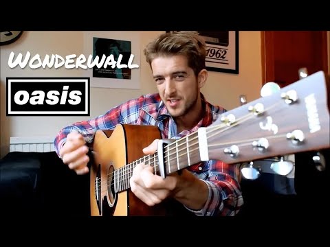 How to play Wonderwall by Oasis on acoustic guitar
