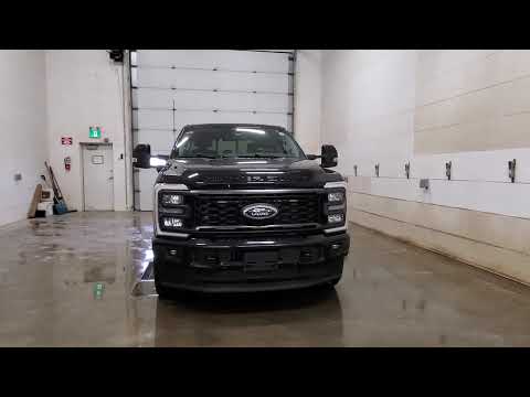 2023 Ford Super Duty F-350 SRW LARIAT 4WD Crew Cab 8' Box in Black for sale at Indian Head Chrysler Dodge Jeep Ram Ltd. in Indian Head, SK