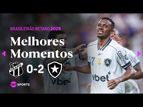 JEFFINHO MARCA DE PUXETA E ANCELOTTI “RESPIRA”! CEARÁ 0X2 BOTAFOGO | MELHORES MOMENTOS