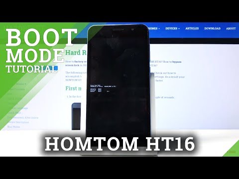 How to Activate Boot Mode in HOMTOM HT16 – Enter / Quit Boot Mode