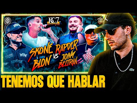 mi reacción HONESTA a mi Batalla con Skone VS Jony Beltrán & Rapder ✍️