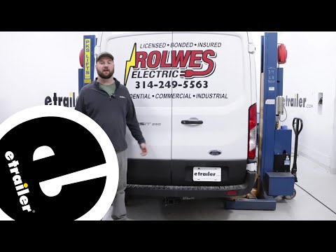etrailer | Curt T-Connector Vehicle Wiring Harness Installation - 2022 Ford Transit T250