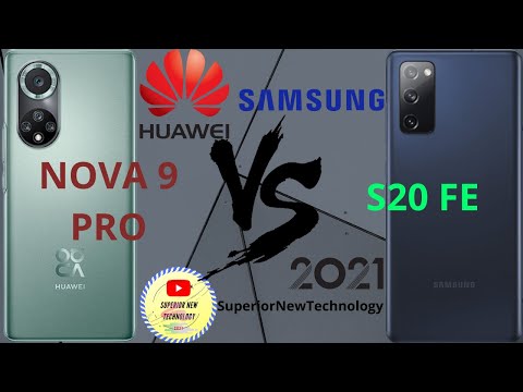 HUAWEI NOVA 9 PRO VS SAMSUNG GALAXY S20 FE