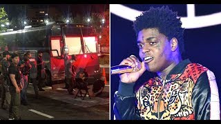 Kodak Black Tour Bus Gets Raided by the FBI in Washingon, DC. They Find 4 Guns and Arrest 5 People.