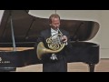 Eric Ruske "Parable VIII for Solo Horn, op 120," Vincent Persichetti
