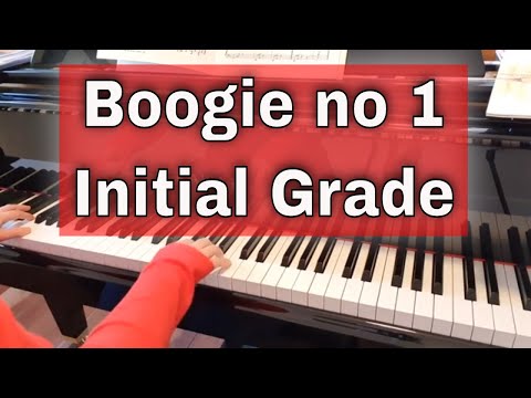 Boogie no 1 by Gerald Martin - C:9  |  ABRSM piano initial 2021 & 2022