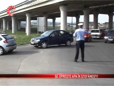 Atentie! Luni va fi sistata furnizarea apei potabile in Stefanesti.