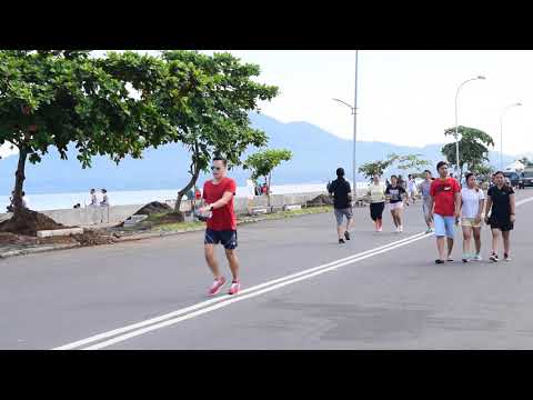 Olah Raga Pagi di Kawasan Megamas