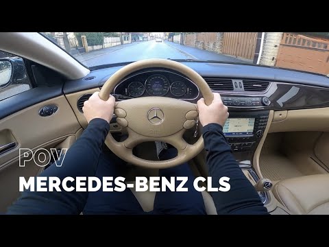POV Driving Mercedes-benz CLS 350