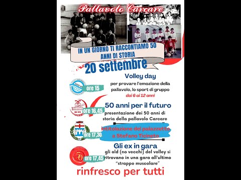 50mo anniversario Pallavolo Carcare