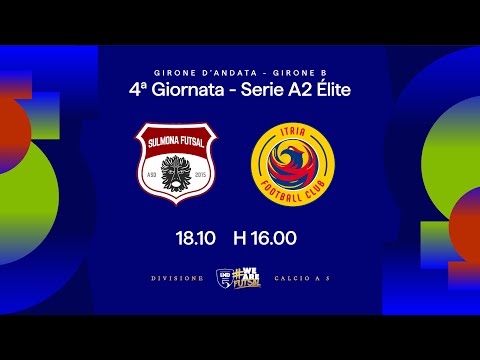 Sulmona Futsal-Itria 8-3 | 4ª giornata | Serie A2 Élite 2025/2026 - Girone B