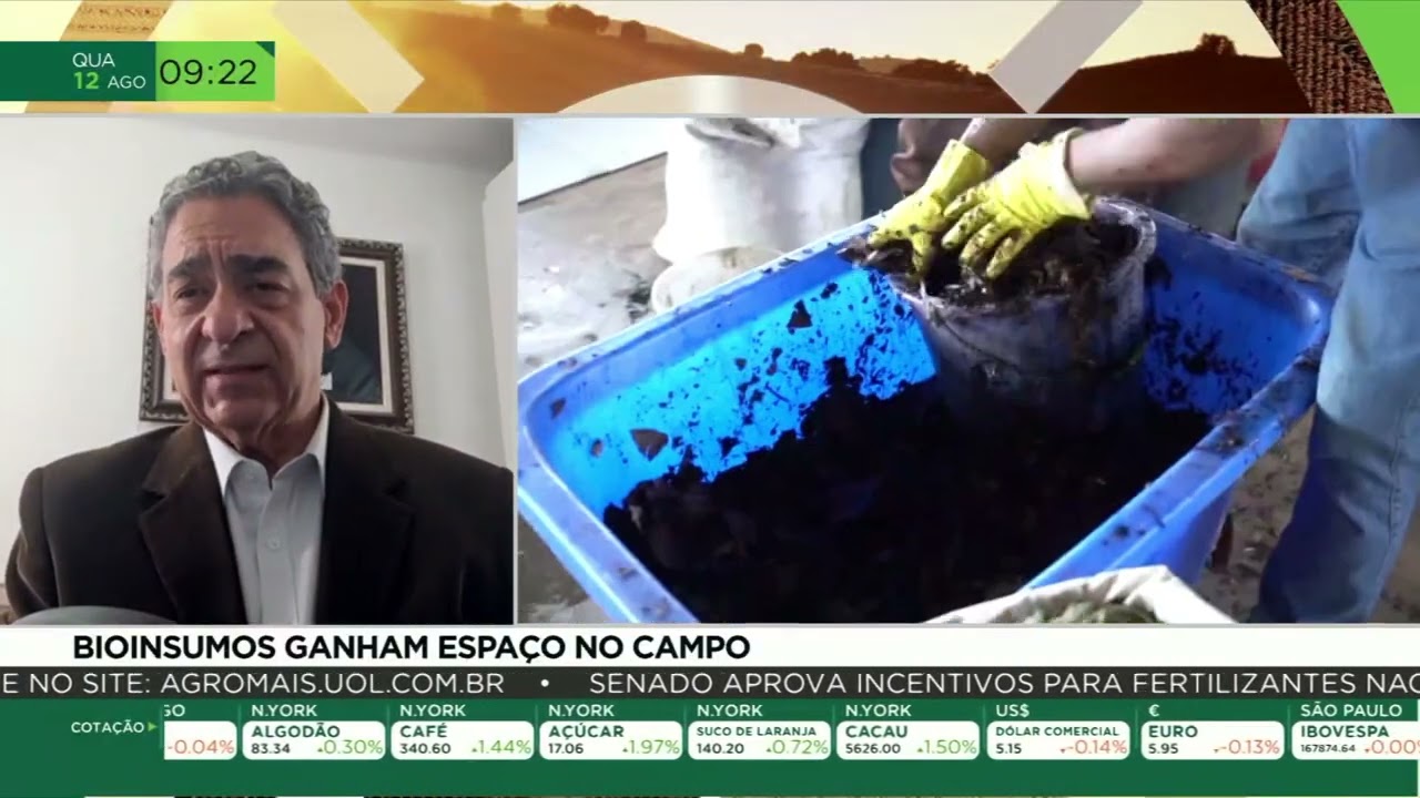 Bioinsumos avançam como alternativa para uma produção mais sustentável