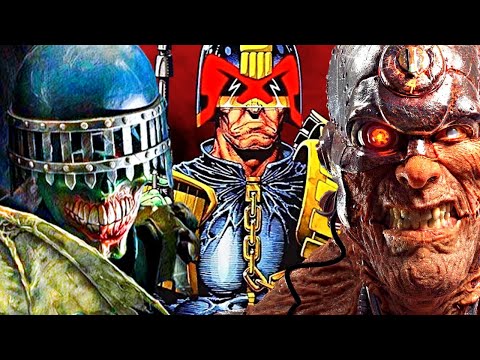 Every (23) Disturbing And Deadly Villains Of Judge Dredd - Backstories Explored In Detail