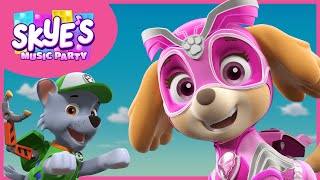 The Mighty Powerful Super Pups - Skye&#39;s Music Party - PAW Patrol Music Cartoons for Kids