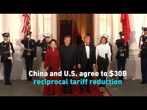 China and U.S. agree to $30B reciprocal tariff reduction