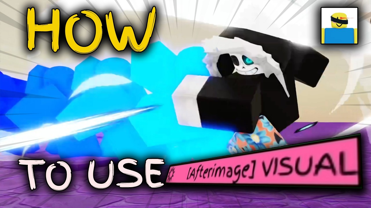 How To Use The NEW AFTERIMAGE VFX in Skill Builder | Jujutsu Shenanigans