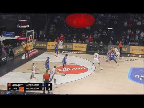 Anadolu Efes Istanbul Hard Hedge Defense    CSKA Moscow Offense against Hard Hedge Offense