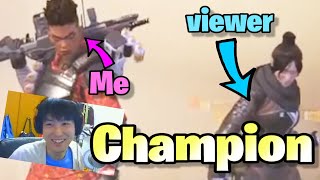 [Apex Legends] My 1st Win Match with Viewer