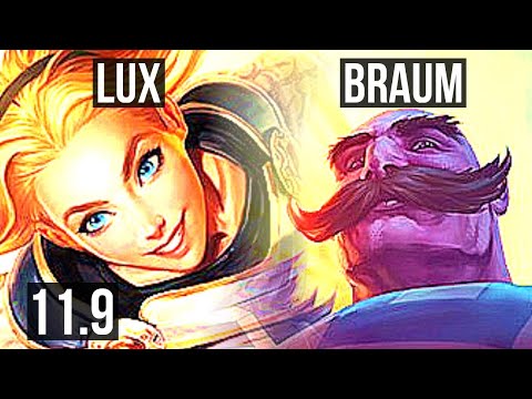 LUX & Seraphine vs BRAUM & Jhin (SUPPORT) | 3.3M mastery, 1200+ games, 4/2/14 | NA Diamond | v11.9