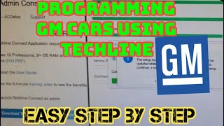 How to program all GM cars using TechLine SOFTWARE DIY