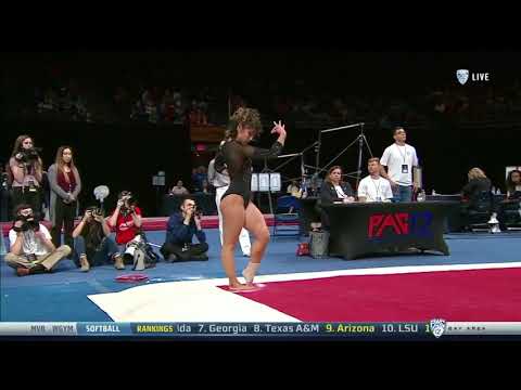 Katelyn Ohashi 2018 Floor at PAC-12 Championships 9.950