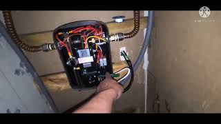 how to install a tankless water heater 13kw
