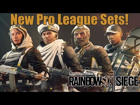 PRO LEAGUE SET SHOWCASE (Maverick, Nomad, Clash, Kaid)- Rainbow Six Siege