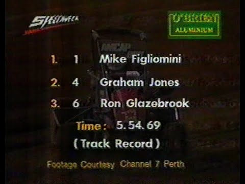 1996 Speedcar A-Main - Claremont Speedway, Perth 26th Jan