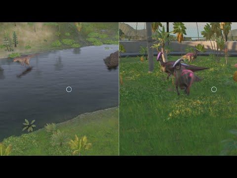 Camp Cretaceous Aviary and Indominus Rex River Jurassic World Evolution 2 Creative Park Ep 7