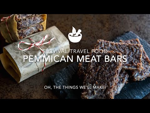 Pemmican Survival Bars (Meat Bars Recipe)