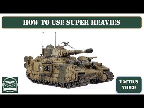 How to use the Baneblade (+other options) on the tabletop Astra Militarum tactics | Warhammer 40000