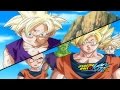 Gohan Goes Super Saiyan 2 Japanese To Z To Kai Comparison