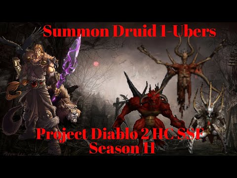 Is Summon Druid The Best Starter Build In Project Diablo 2? Normal-Ubers HC SSF Druid Season 11