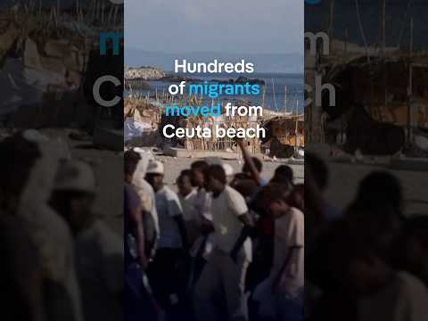 Spanish police move hundreds of migrants from Ceuta beach camp | DW News