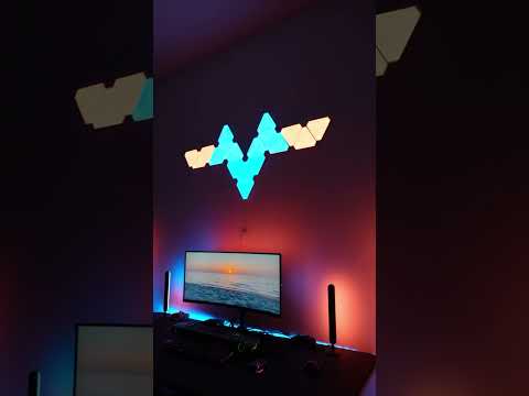 Bảng Sáng Thông Minh BWEE Hình Tam Giác - 16 Triệu Màu Sắc & Ánh Sáng Đồng Bộ Theo Chuyển Động